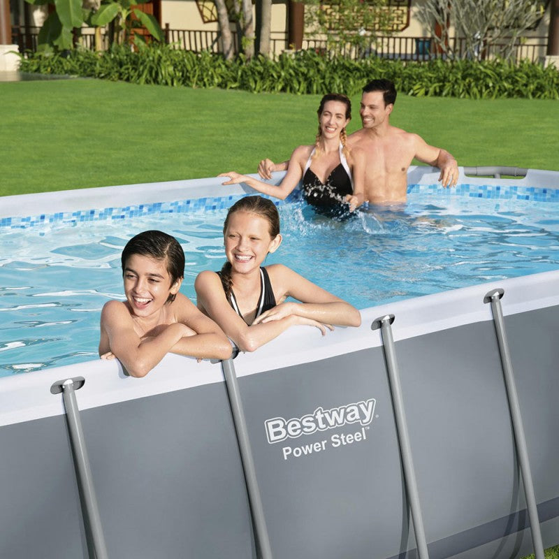 Piscina fuori terra ovale power steel 549 x 274 x 122 cm