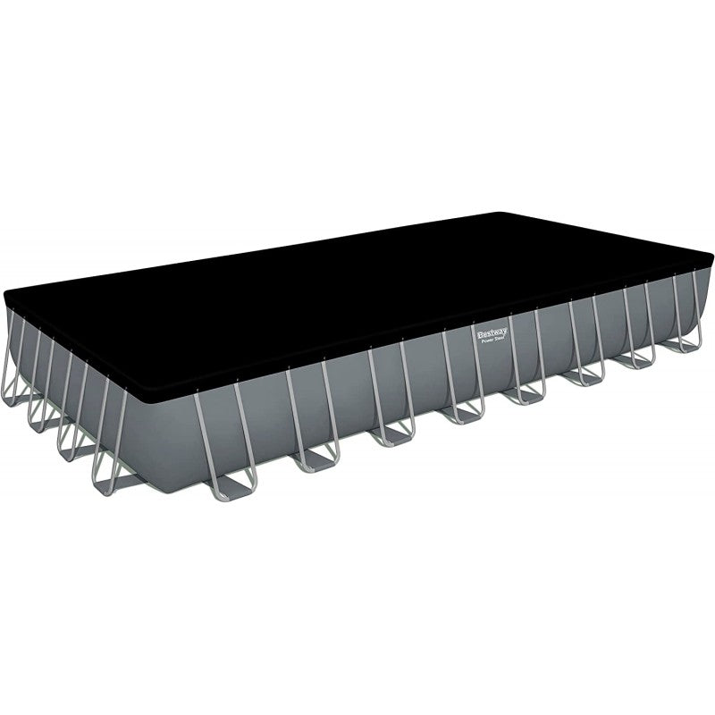 Piscina rettangolare 956 x 488 x 132 cm con filtro a sabbia