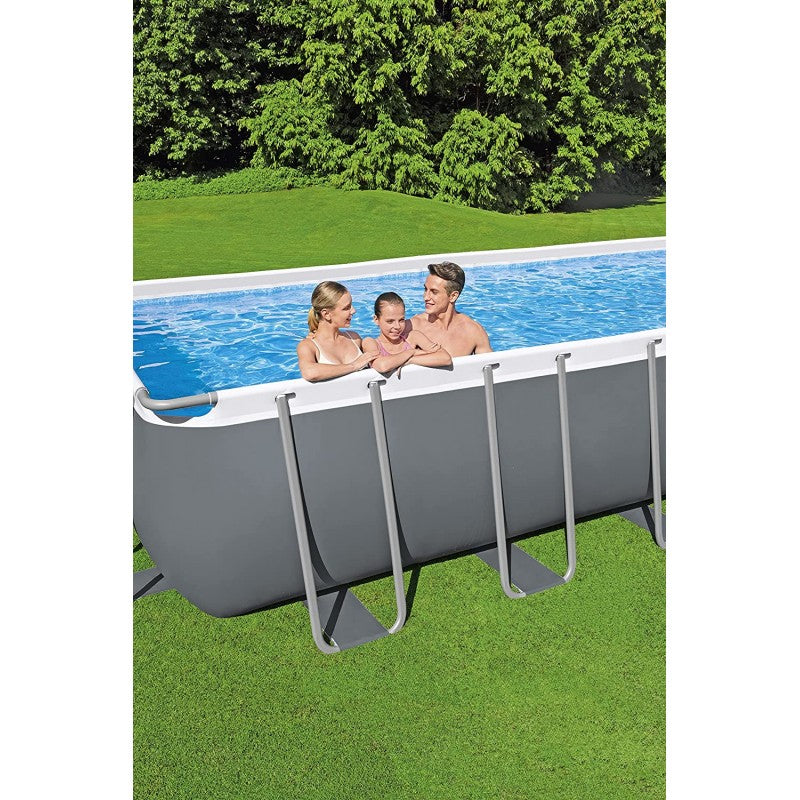 Piscina rettangolare 956 x 488 x 132 cm con filtro a sabbia