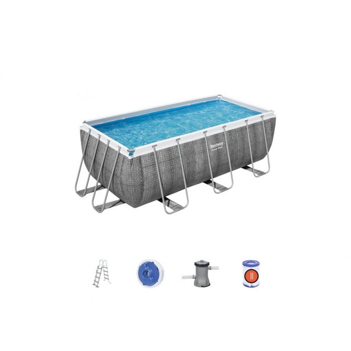 Piscina fuori terra 412x201x122mt Power Steel Frame