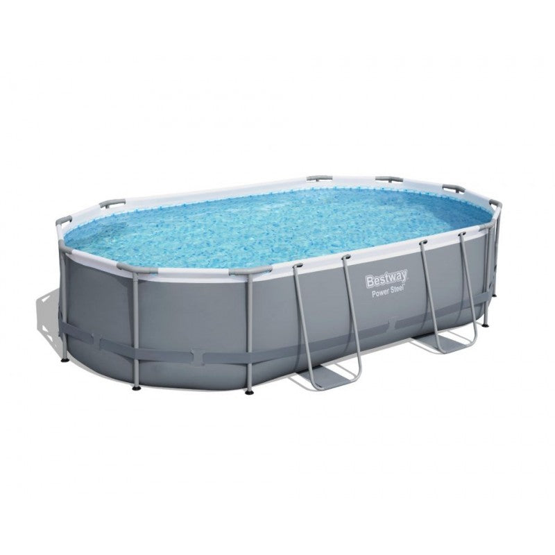 Piscina Bestway 56448 Power Steel Frame Ovale 488x305x107cm