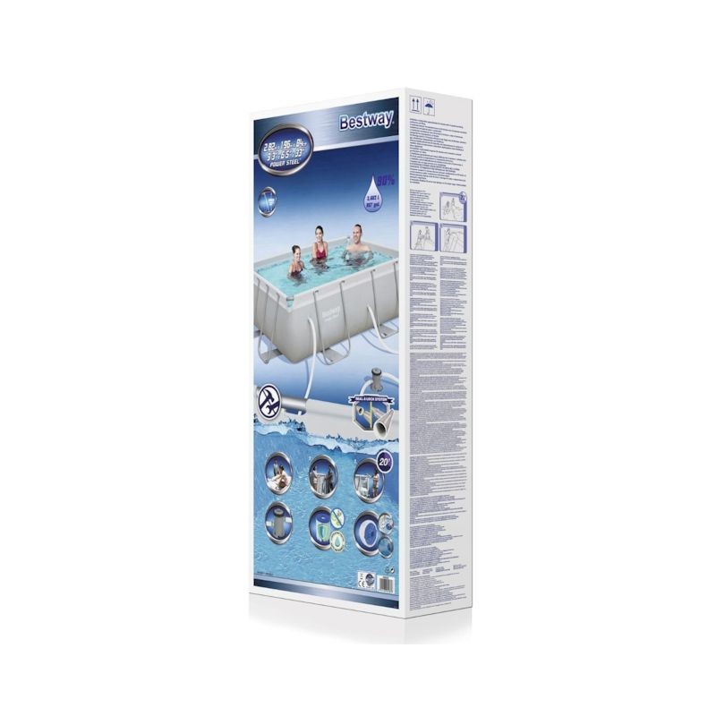 Piscina Bestway 56629 Power Steel Frame Rettangolare 282x196x84cm