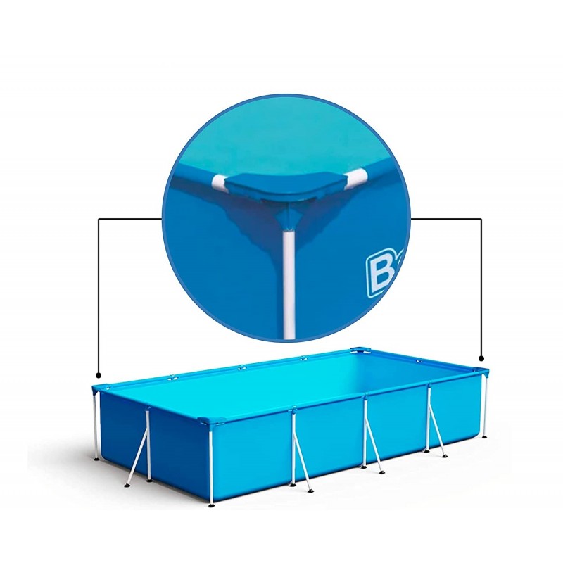 Piscina Bestway 56405 Rettangolare 400x211x81 Cm