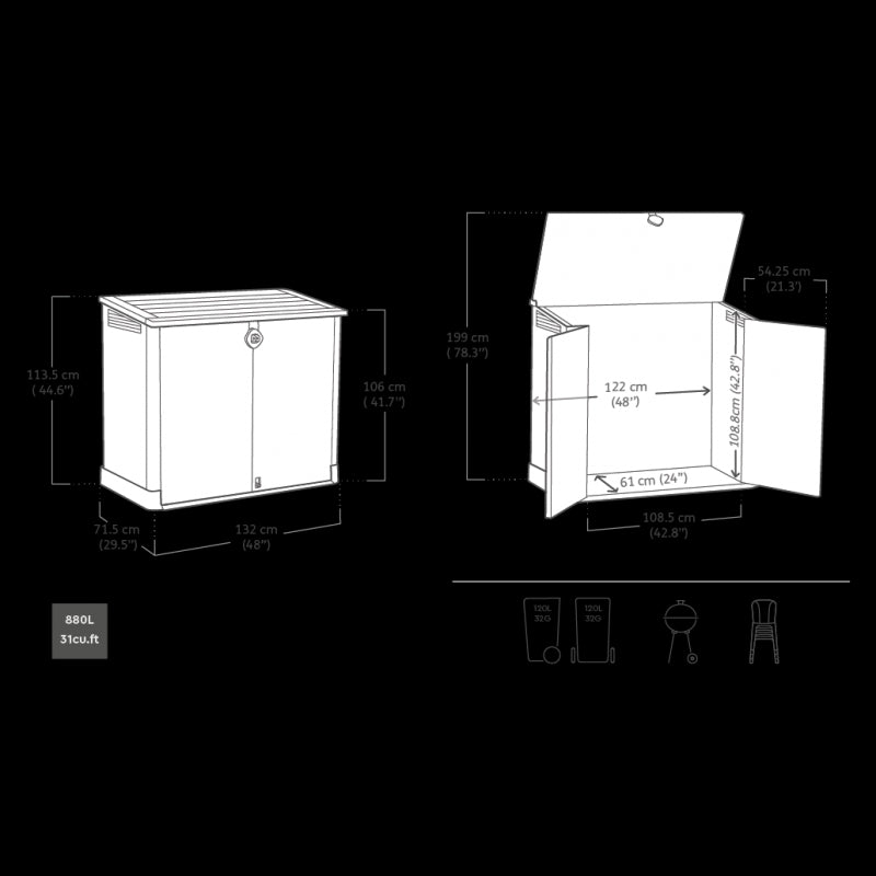 Porta Attrezzi Store It Out Midi | Keter