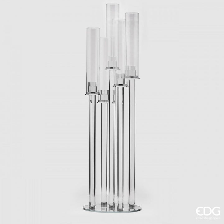 Portacandela Crystal Pillar H100 Cm