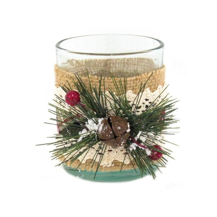 Portacandela stile scozzese 7x9x8 cm