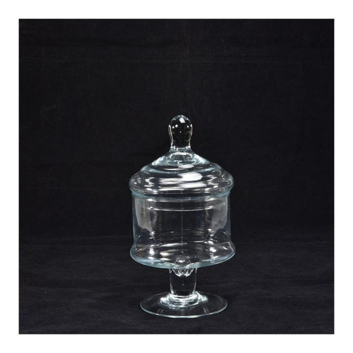 Potiche Vetro Trasparente D.12xh24cm