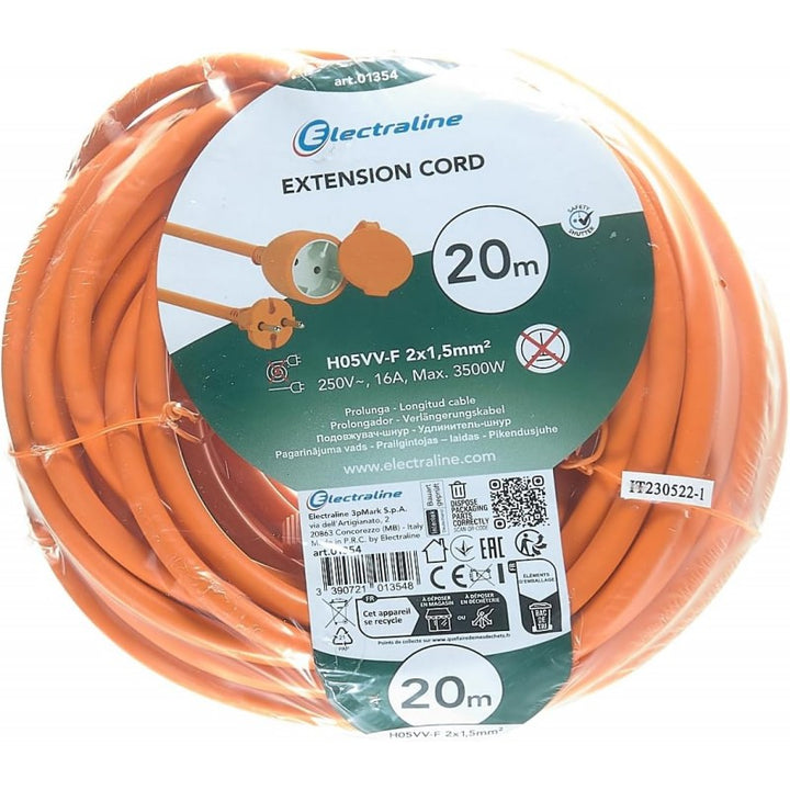 Prolunga Garden Arancione 2x1,5 - 20mt
