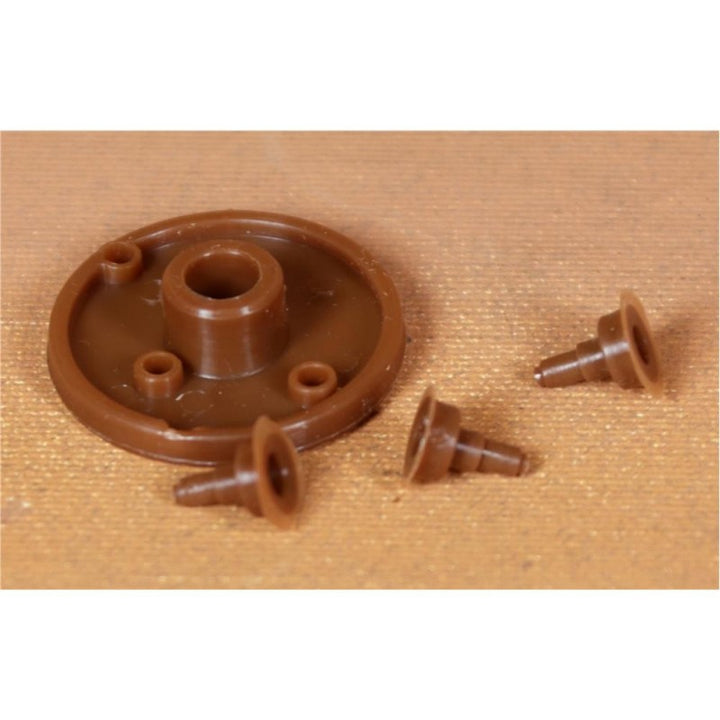 Puleggia plastica per movimento per motoriduttore da 3 watt