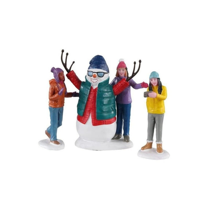 Selfie con pupazzo di neve - Lemax