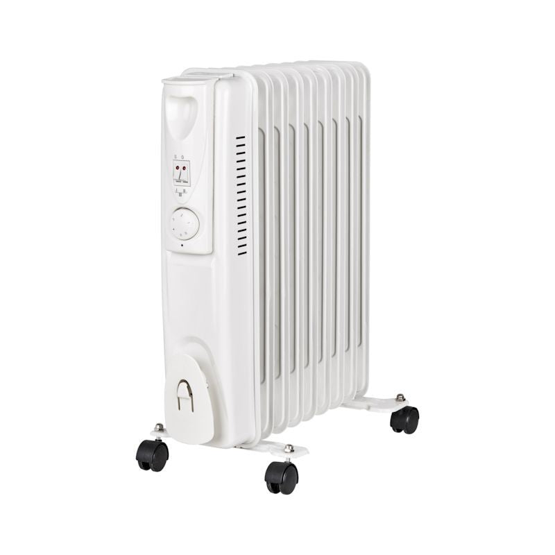 Radiatore olio 9 elementi bianco