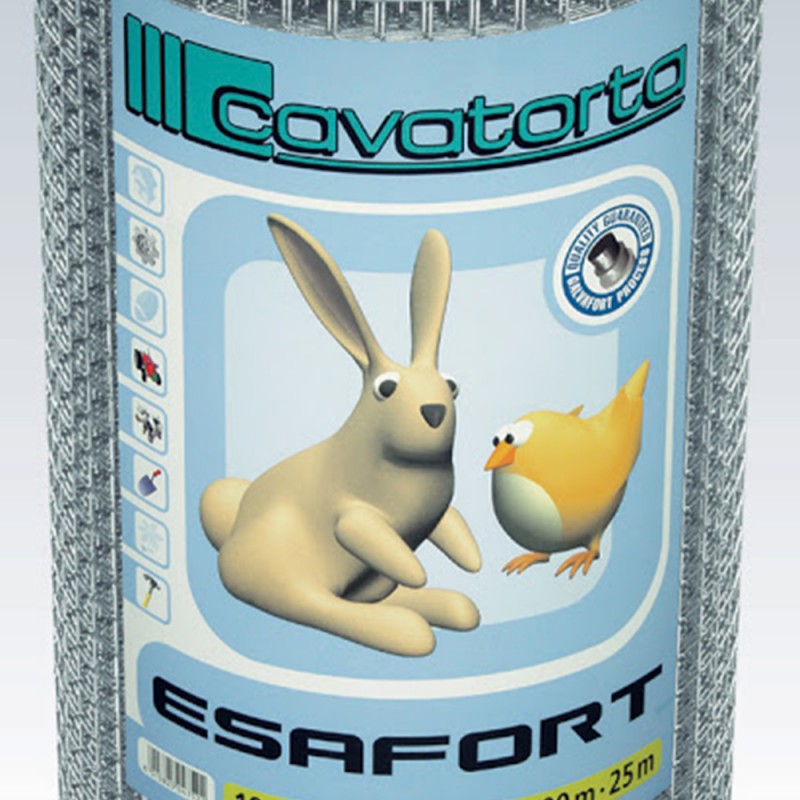 Rete zincata per recinzione Esafort