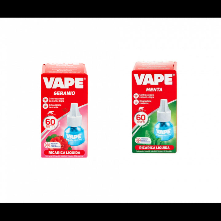 Vape Ricarica Liquida Geranio/Menta 60 Notti