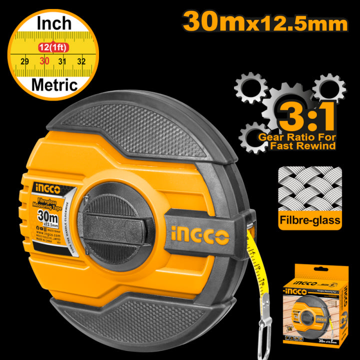 Rotella Metrica 30mtx12,5mm | INGCO