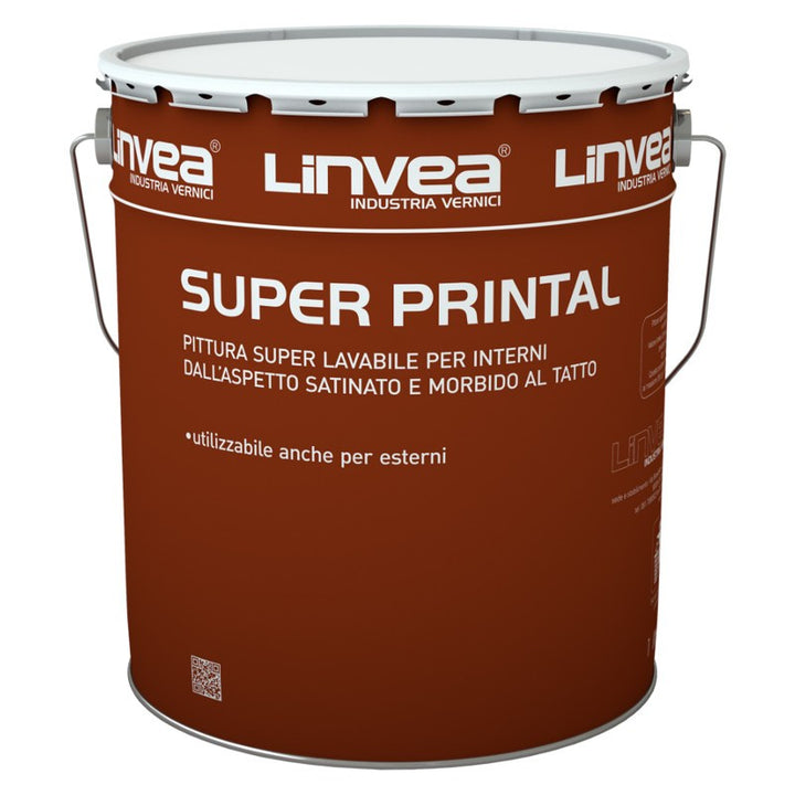 Pittura lavabile Linvea Super Printal bianca