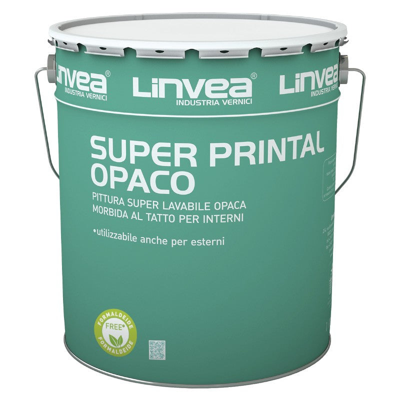 Pittura lavabile Linvea Super Printal opaco base