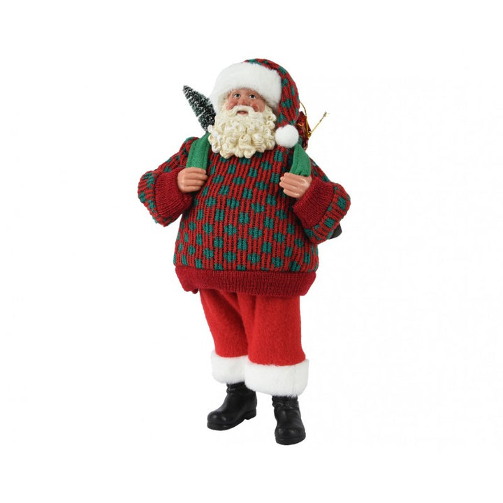 Addobbo natalizio Babbo Natale con zaino