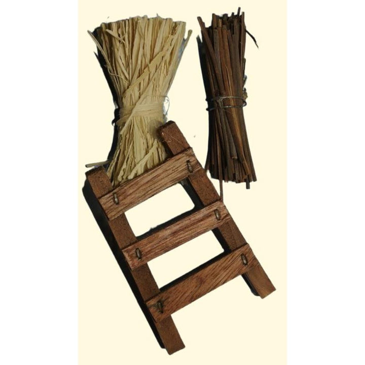 Scala e 2 fascine per presepe