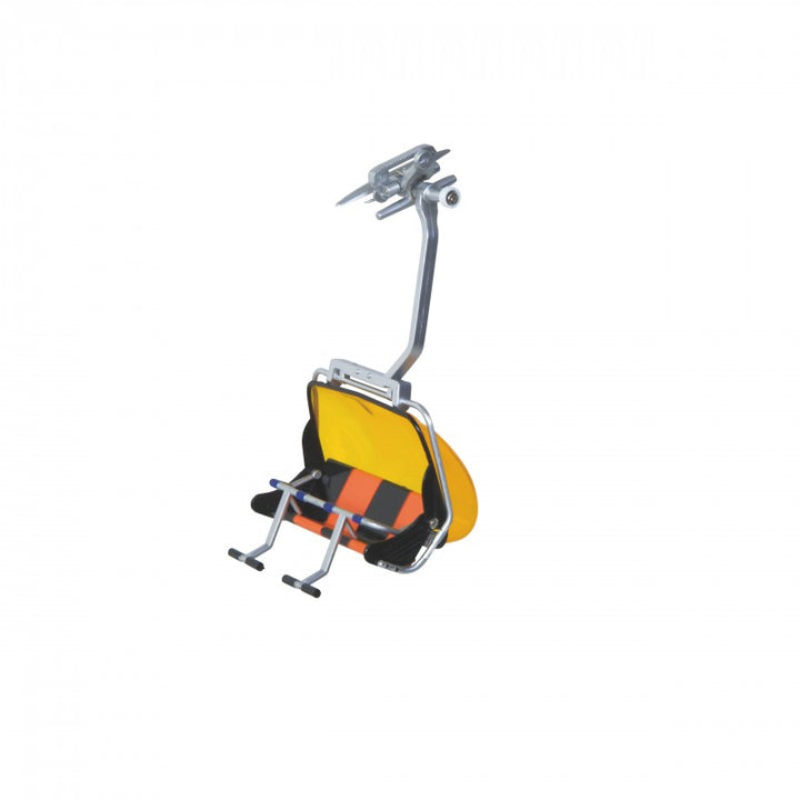 Seggiola 4 Posti Nero e Arancio