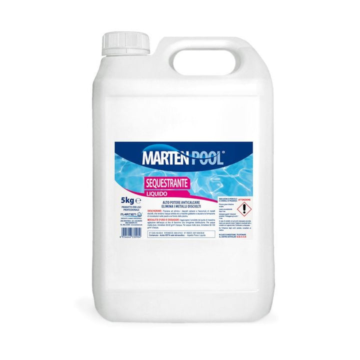 Sequestrante liquido per piscina 5 kg Marten