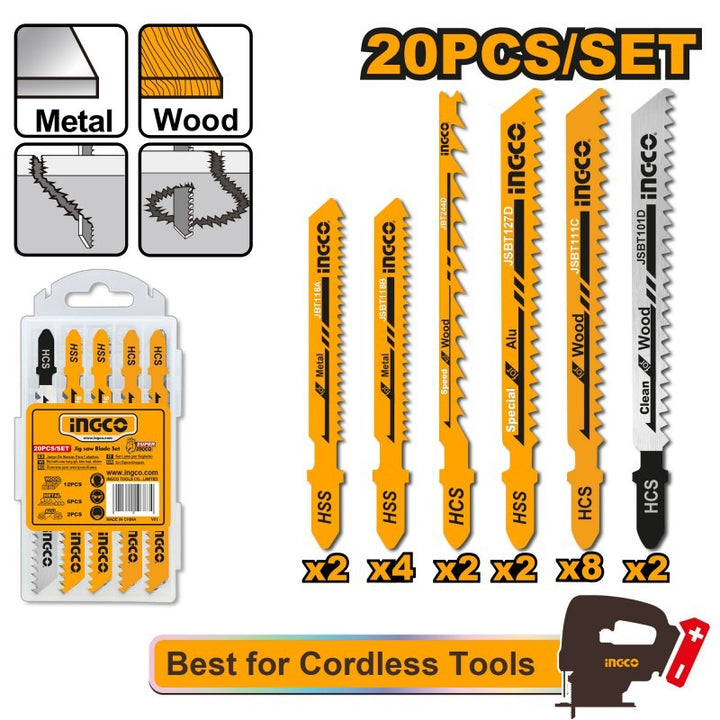 Set 20 Pz Lame Per Seghetti