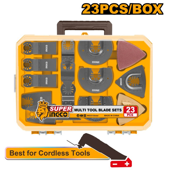Set 23 pezzi dischi e carte abrasive per strumento multifunzione