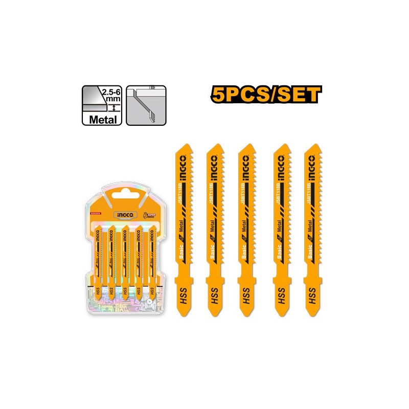 Set 5 Lame Per Seghetto Per Metallo 50 Mm