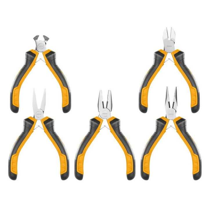 Set 5 pinze di precisione Ingco