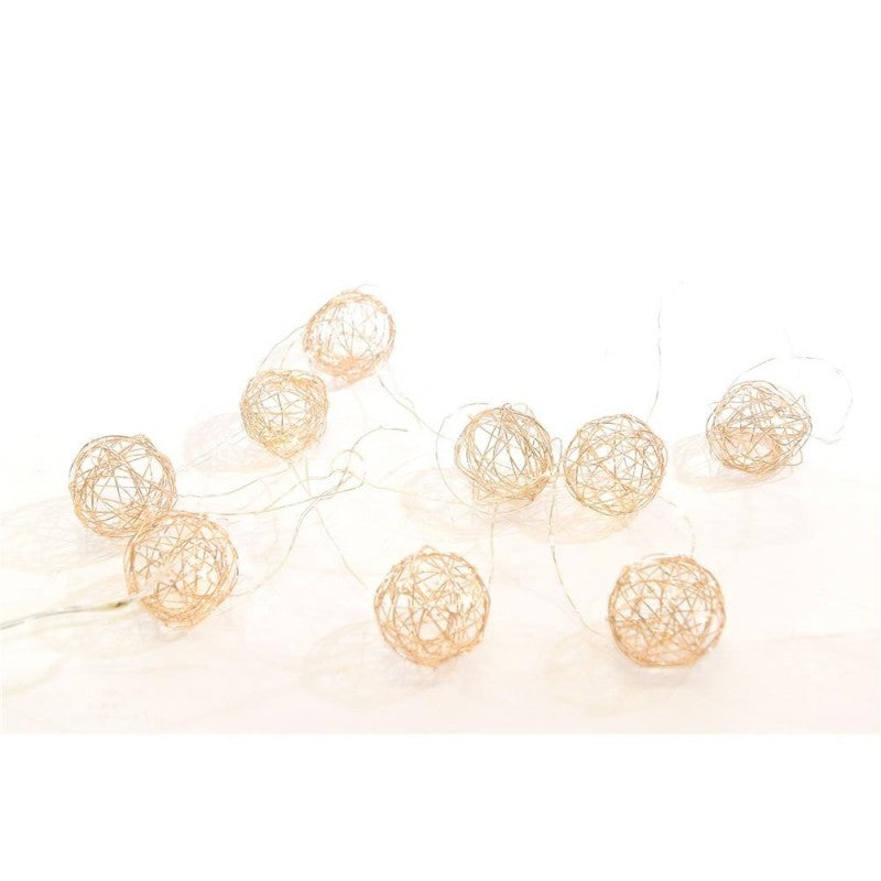 Set 9 palle con luce led