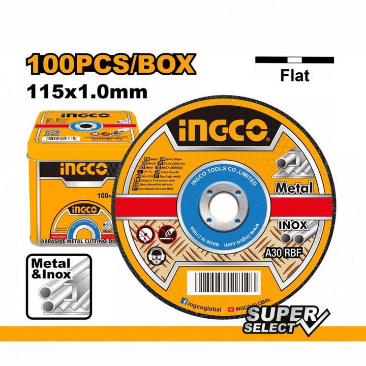 Set Dischi Abrasivi Per Metalli 100pz
