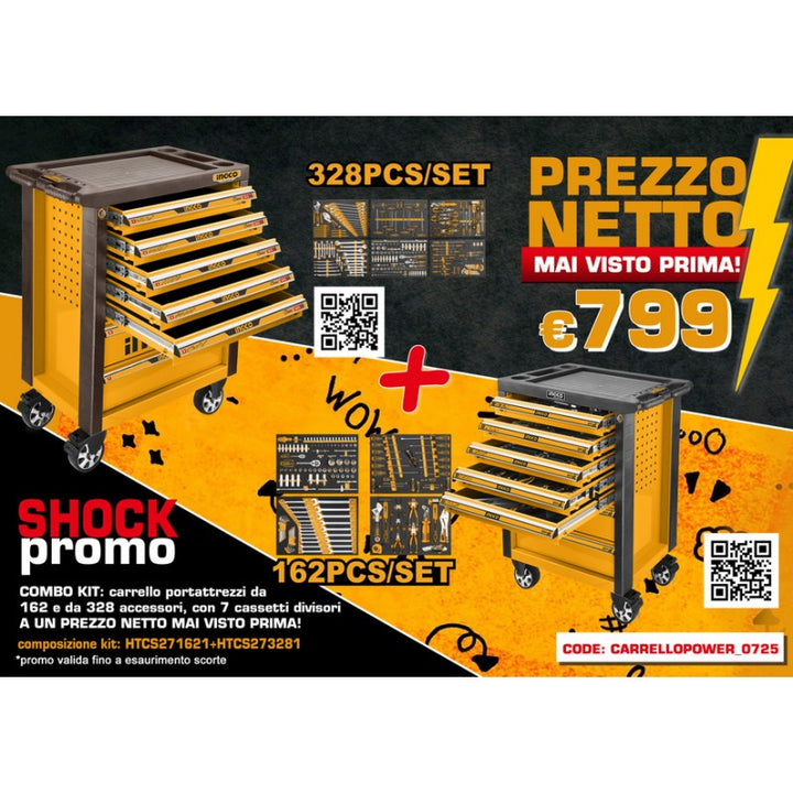 PROMO CARRELLO POWER HTCS271621 + HTCS273281