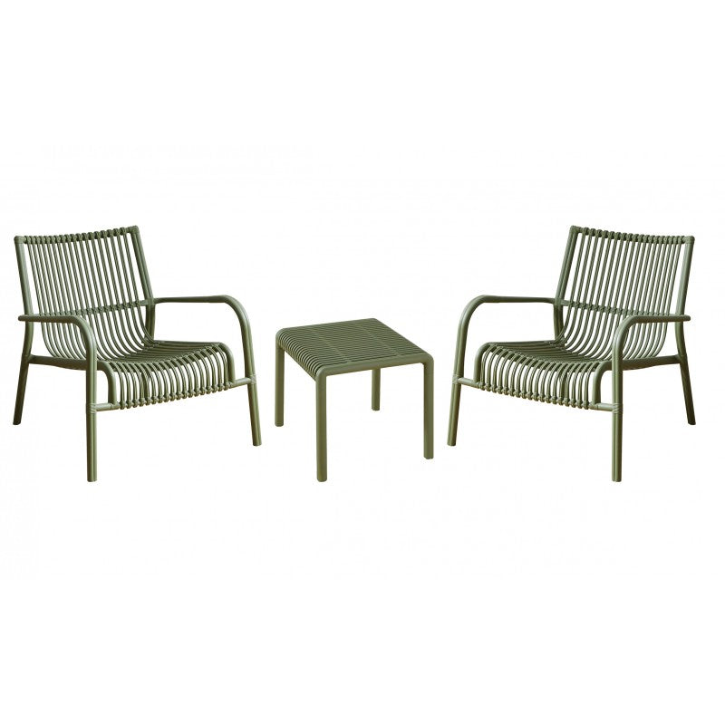 Set mobili da giardino Bamby verde