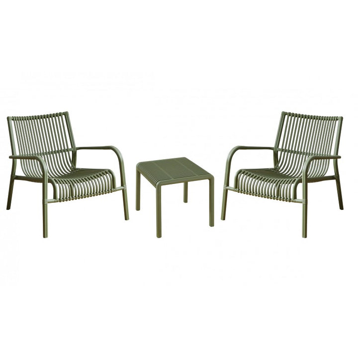 Set mobili da giardino Bamby verde