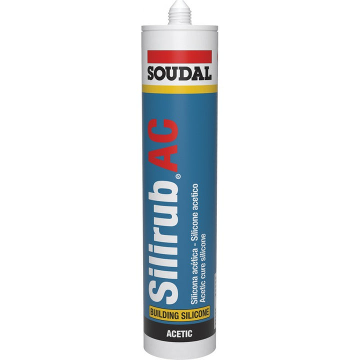Silicone Acetico Professionale Trasparente 280ml | Soudal
