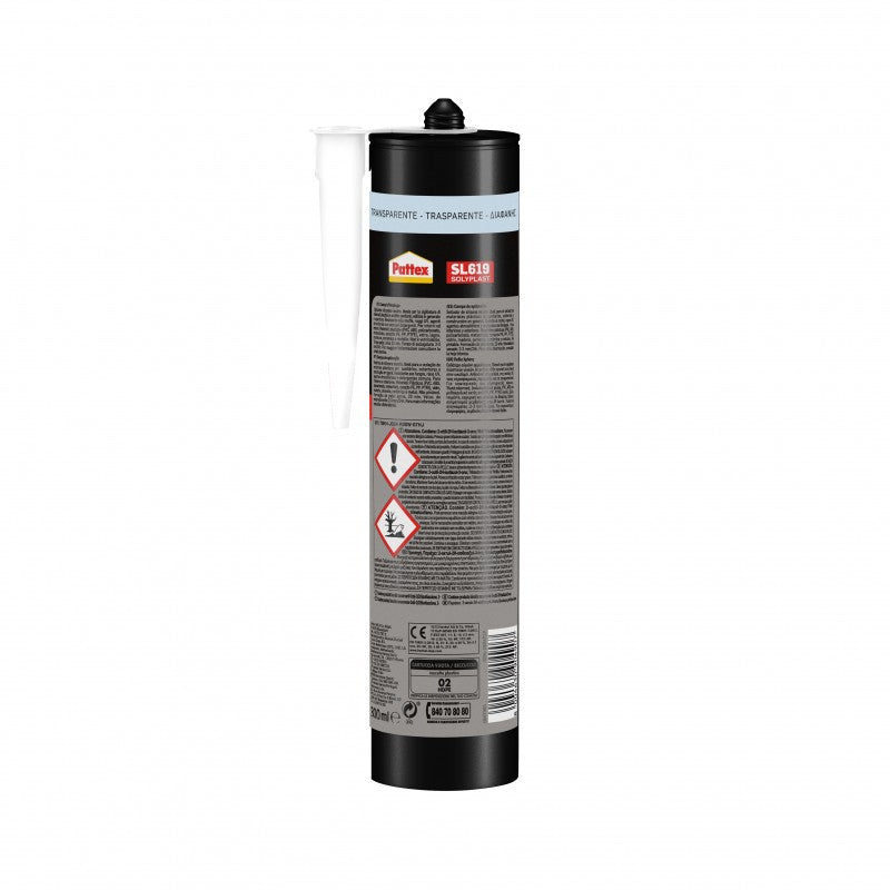 Sl619 Silicone Plastiche Trasparente 300ml |Pattex