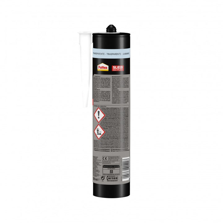 Sl619 Silicone Plastiche Trasparente 300ml |Pattex