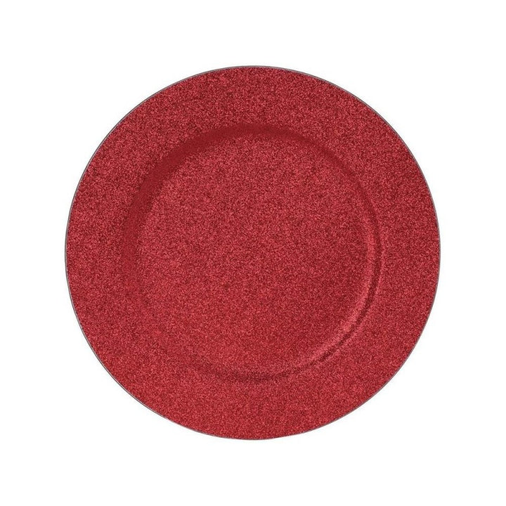 Sottopiatto glitter in plastica