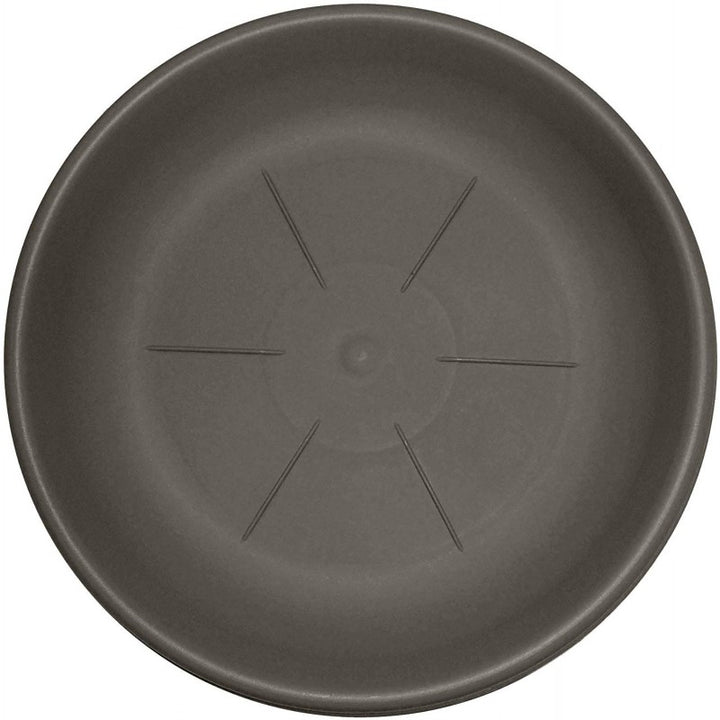 Sottovaso rotondo in plastica cappuccino