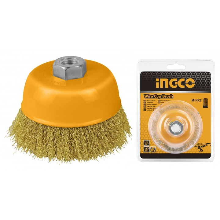 Spazzola a tazza per smerigliatrice Ingco