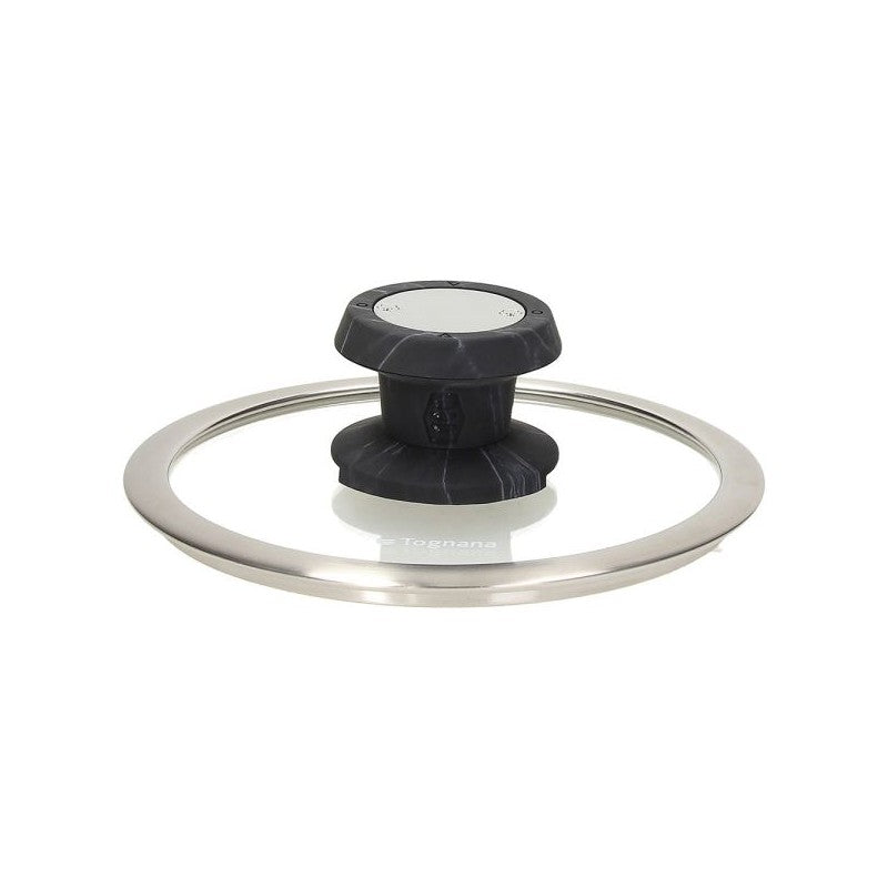 Coperchio trasparente bordo acciaio 16 cm | Tognana