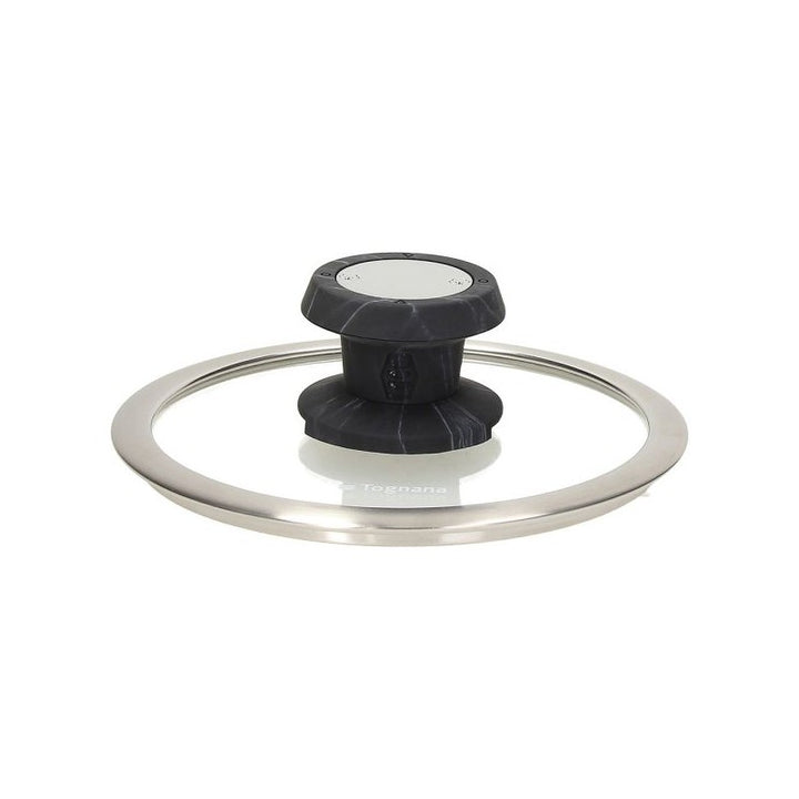 Coperchio trasparente bordo acciaio 16 cm | Tognana
