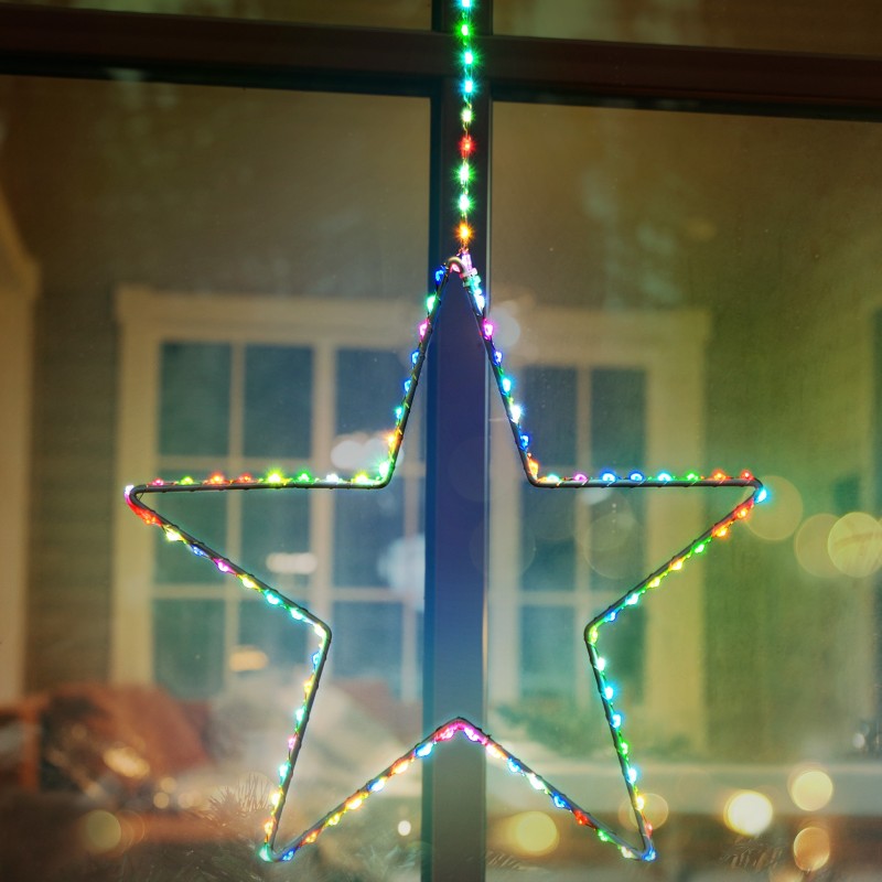 Stella 2D LED Multiflash RGB con cavo luminoso Lotti