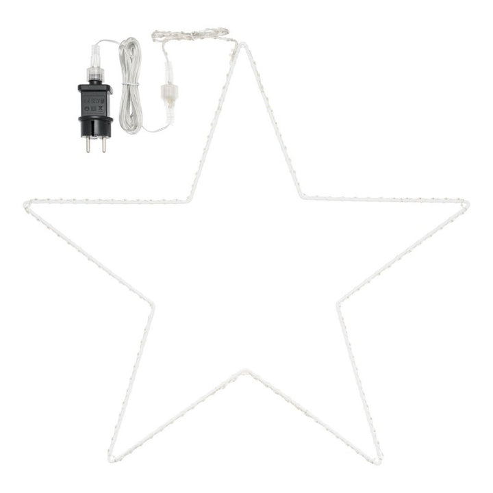 Stella 2D 163 LED Multiflash RGB con cavo luminoso Lotti