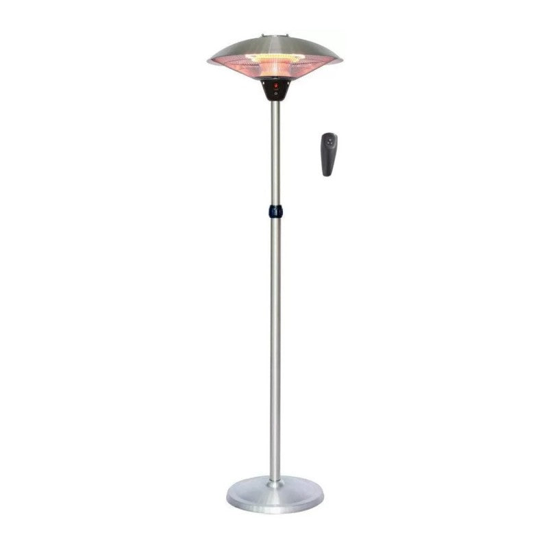 Stufa infrarossi elettrica a fungo 2100w Silver | Xone