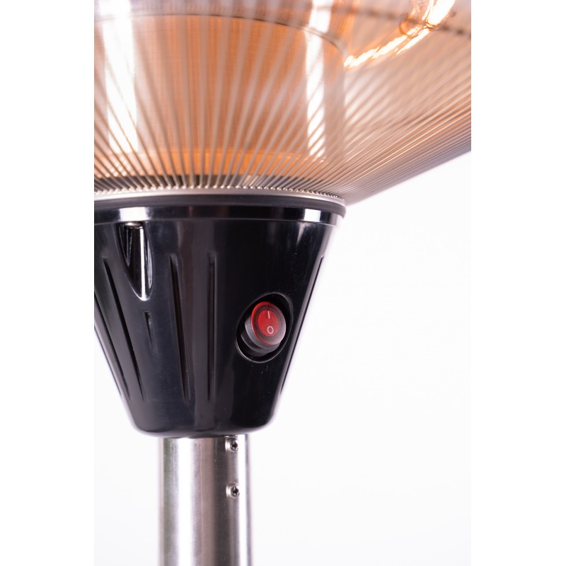 Stufa infrarossi elettrica a fungo 2100w Silver | Xone