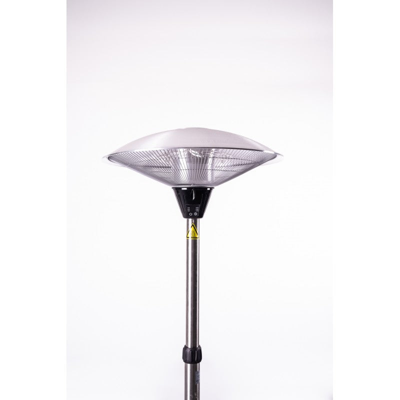 Stufa infrarossi elettrica a fungo 2100w Silver | Xone