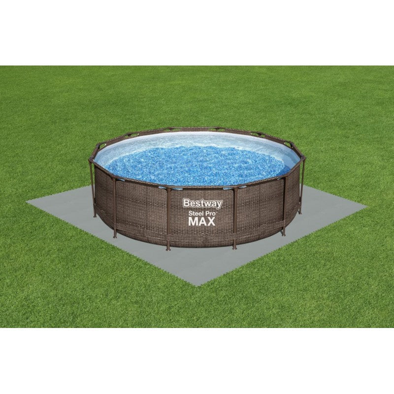 Tappetino Base Flowclear Grigio 50x50cm | Bestway