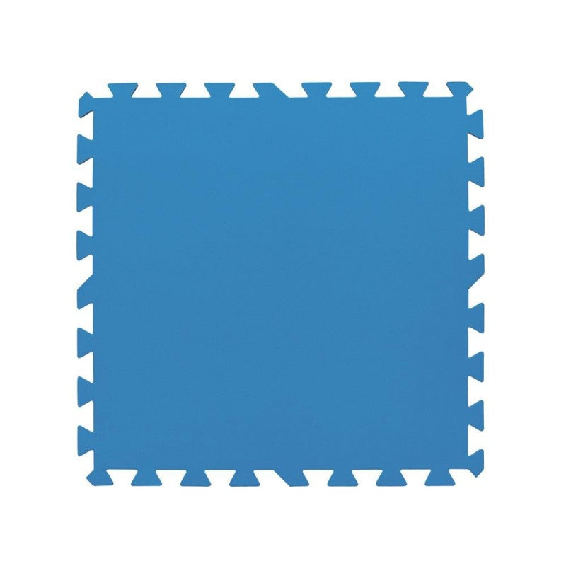 Tappetino base poliestere morbido 50x50cm - blu