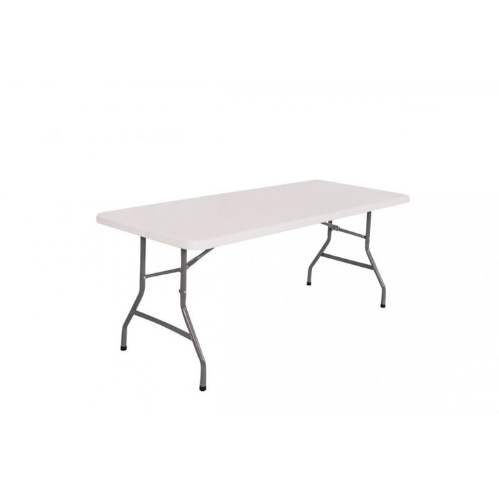 Tavolo da giardino con gambe richiudibili bianco Catering Xone