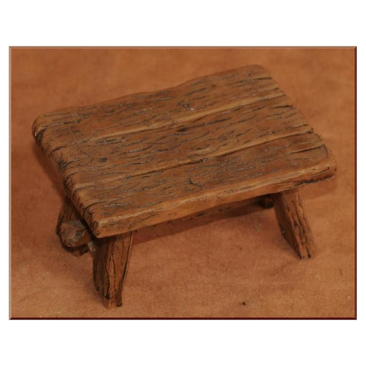 Tavolo resina cm 8,5x6x4,5 per presepe
